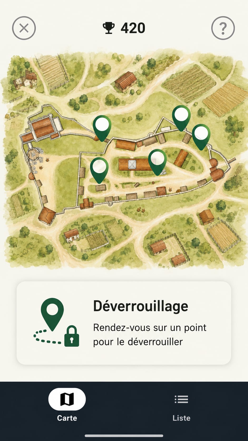 Laissez-vous guider, pas à pas