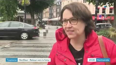 Image du reportage de France 3 sur le parcours de la Cité fortifiée de Honfleur